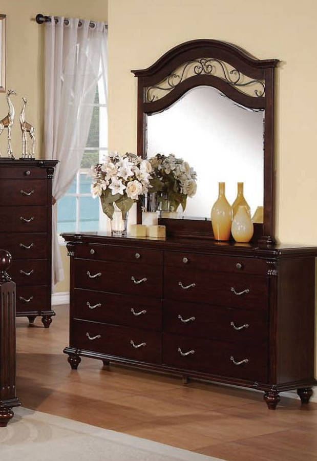 Dark Wood Dresser With Mirror - About 16% of these are dressers, 1% are