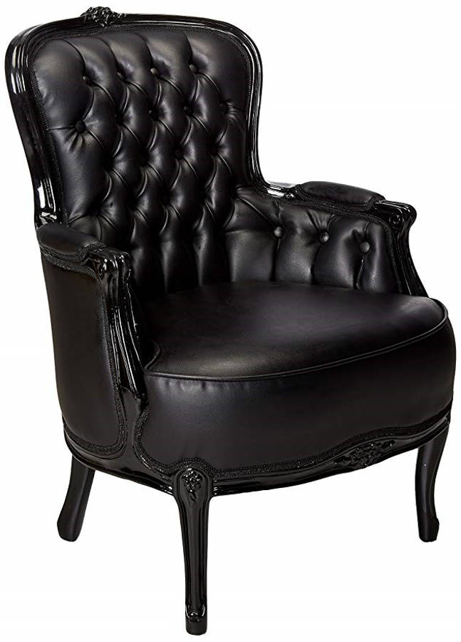 Acme Furniture Cain Black Accent Chair | The Classy Home