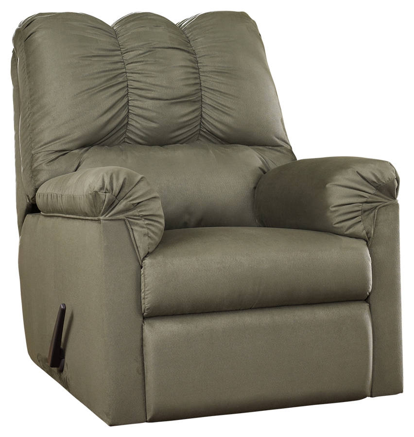 Ashley Furniture Darcy Sage Rocker Recliner | The Classy Home