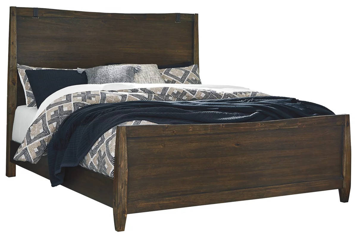 Ashley Furniture Kisper Brown King Panel Bed The Classy Home