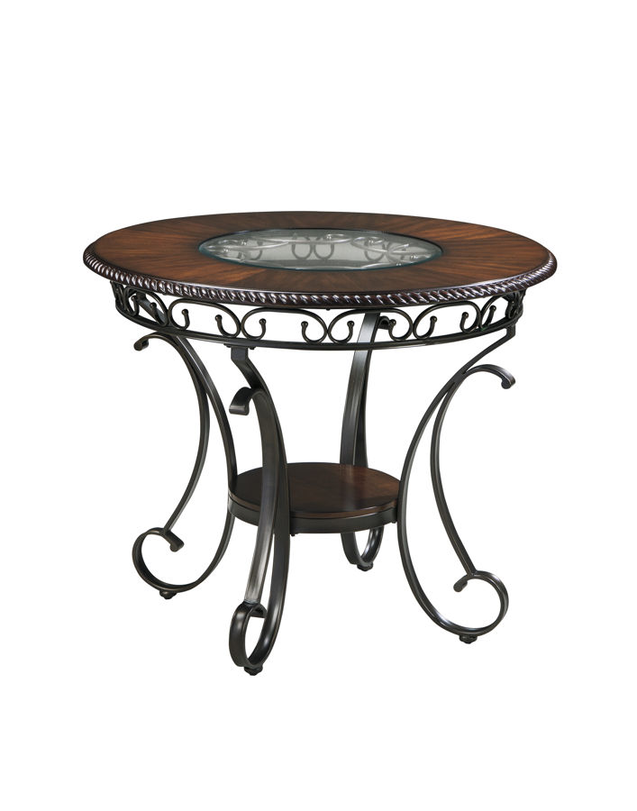  Ashley  Furniture  Glambrey Brown Round Counter Table The 