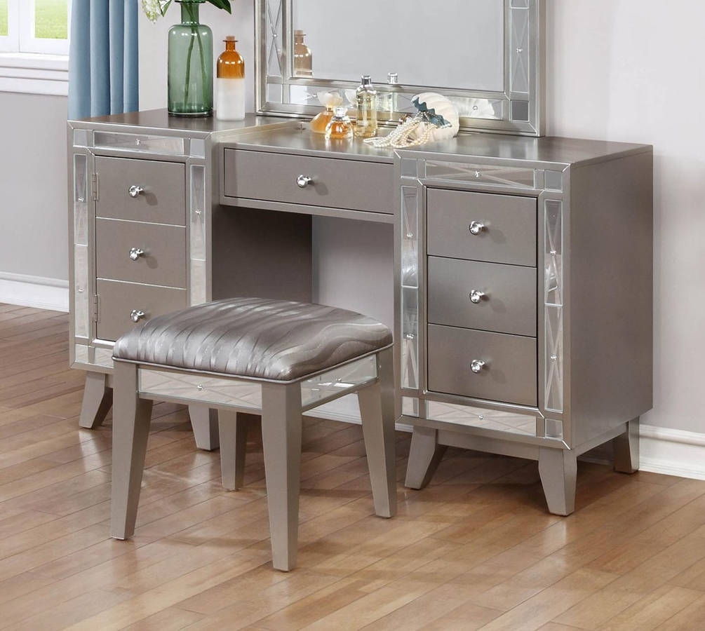 Coaster Furniture Leighton Vanity Desk Stool The Classy Home