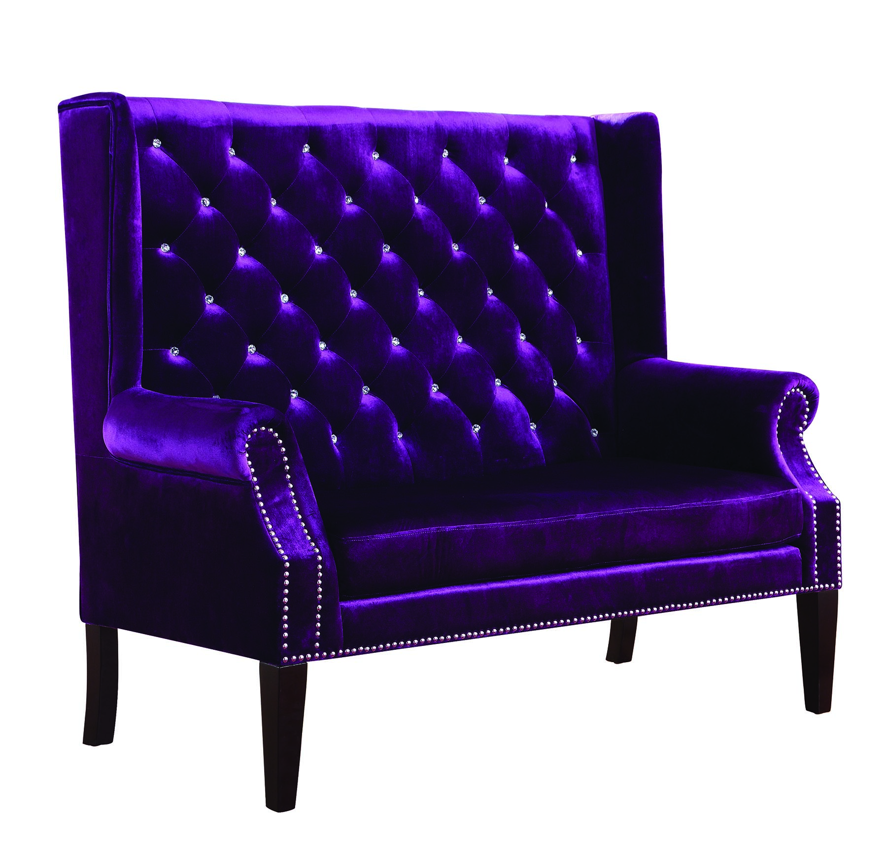 Coaster Furniture Purple Loveseat The Classy Home