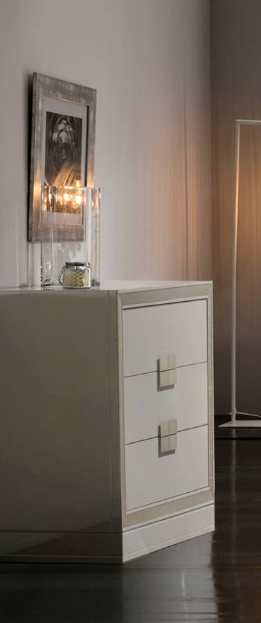 Esf Dupen Spain White Single Dresser And Mirror Stand The Classy