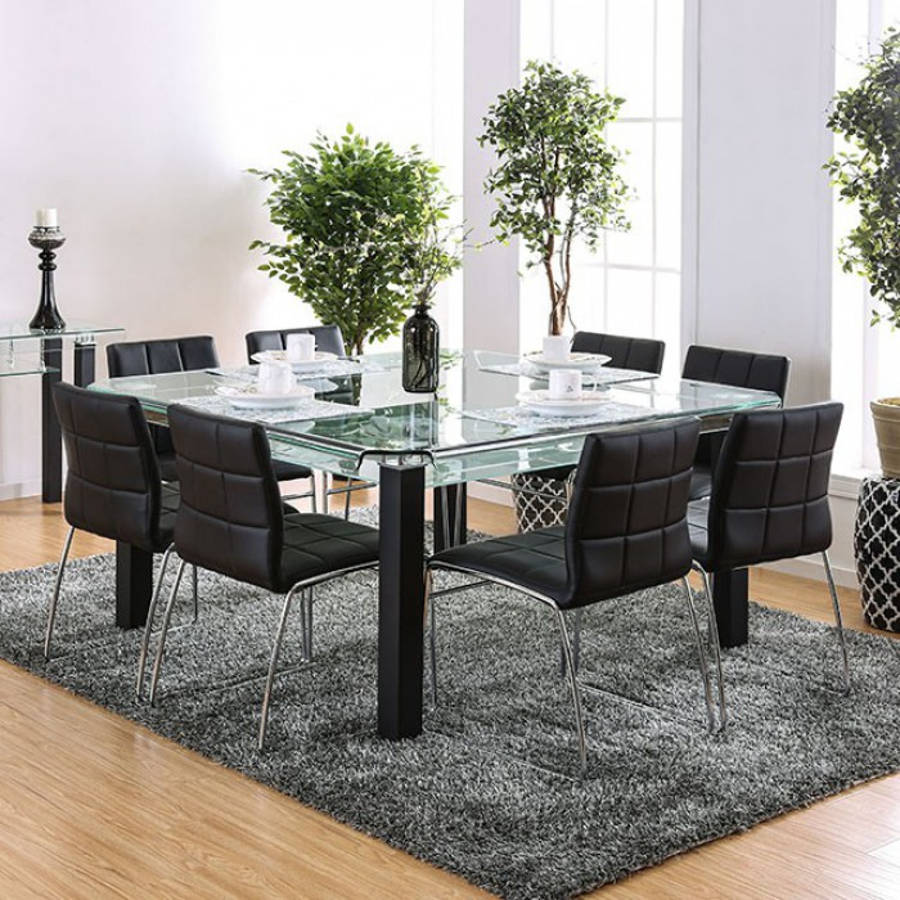 Furniture Of America Batesland I 7pc Dining Room Set The Classy Home