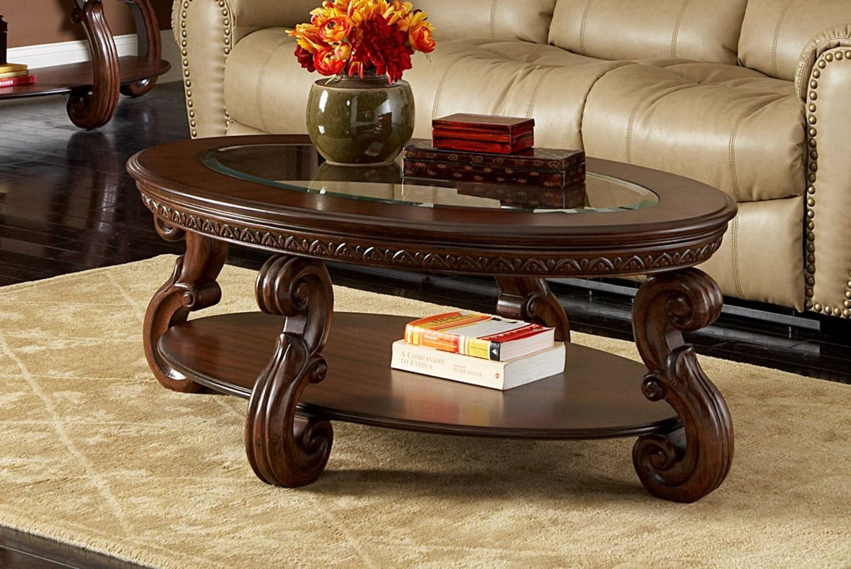 Home Elegance Cavendish Cherry Cocktail Table | The Classy Home