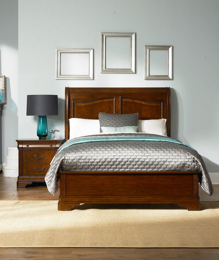 Liberty Alexandria Brown 2pc Bedroom Set With Queen Panel Bed