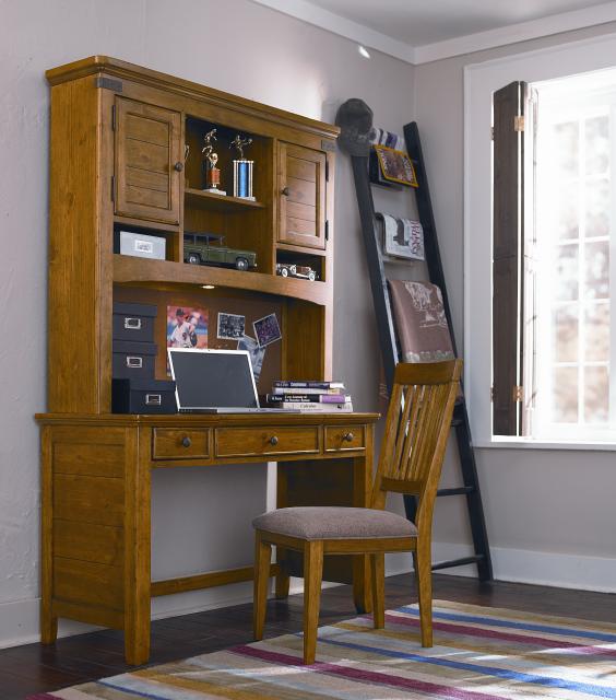 Legacy Furniture Bryce Canyon Pine Desk Hutch With Chair The