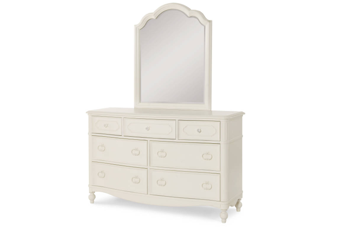 Legacy Kids Harmony By Wendy Bellissimo White Dresser And Mirror