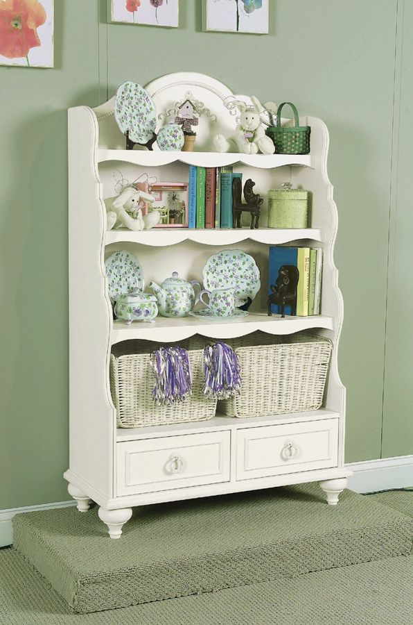 Enchantment Romantic Victorian Antique Off White Bookcase The Classy Home