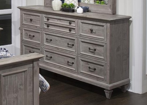 Oxford Westport Dusk Gray 7 Drawers, Oxford Baby Richmond 7 Drawer Double Dresser In Brushed Grey