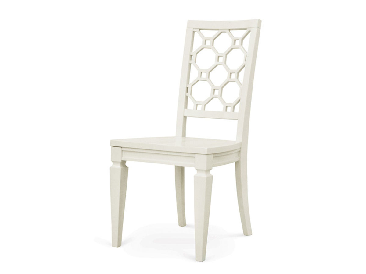 Cameron Traditional White Wood Desk Chair The Classy Home