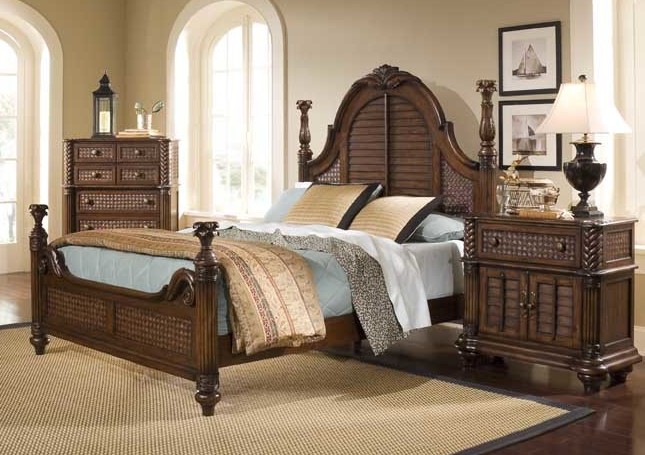 progressive furniture palm court ii 2pc bedroom set with king bed