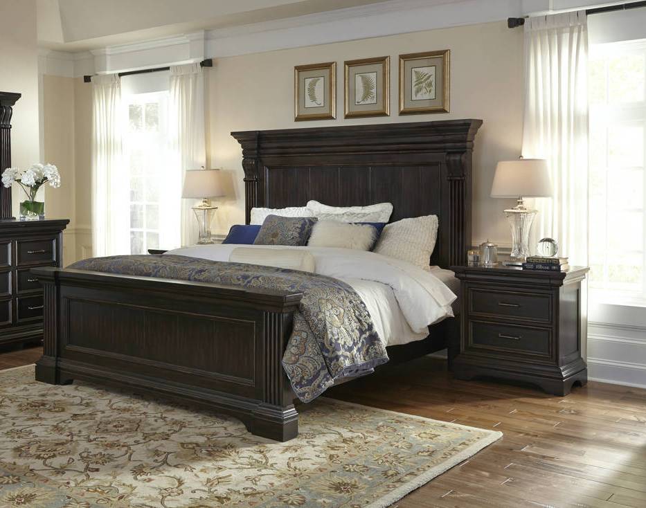 Pulaski Furniture Caldwell Brown 2pc Bedroom Set With King
