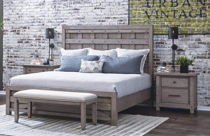 Samuel Lawrence Prospect Hill Weathered Grey 2pc Bedroom Set