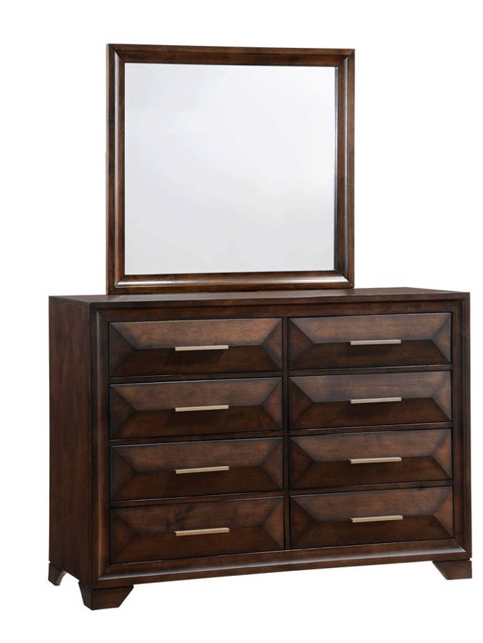 Lane Furniture Anthem Tobacco Dresser And Mirror The Classy Home